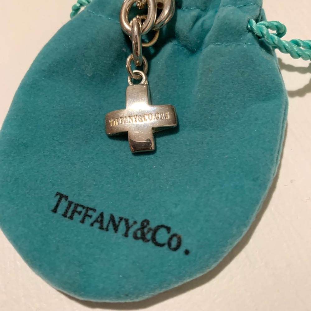 Tiffany & Co silver cross necklace
